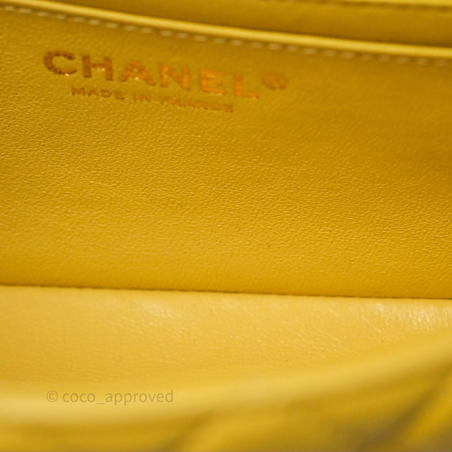 Chanel Quilted Mini Rectangular Flap Tri-Color Orange/Yellow/Pink Lambskin Gold Hardware