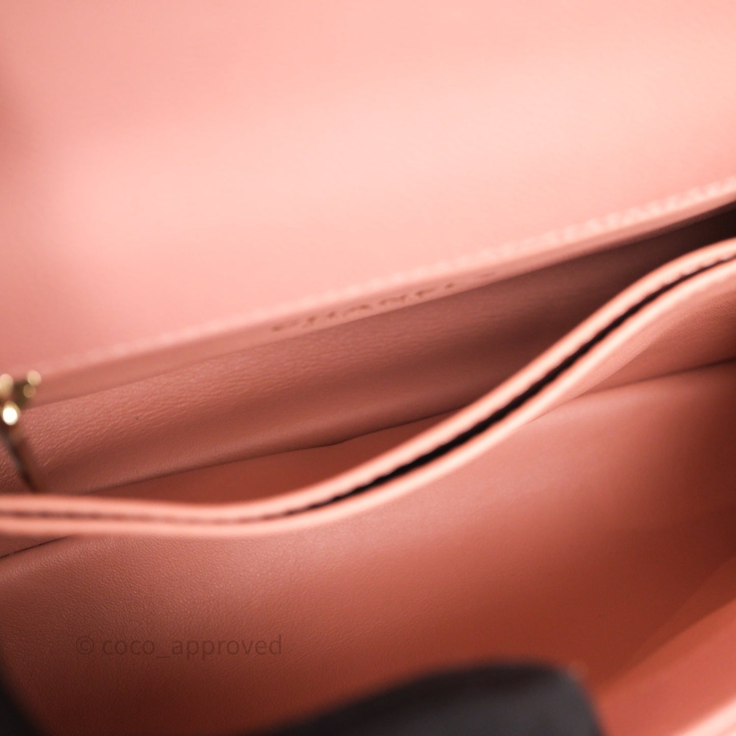 Chanel Small Coco Handle Quilted Pink Caviar Gold Hardware