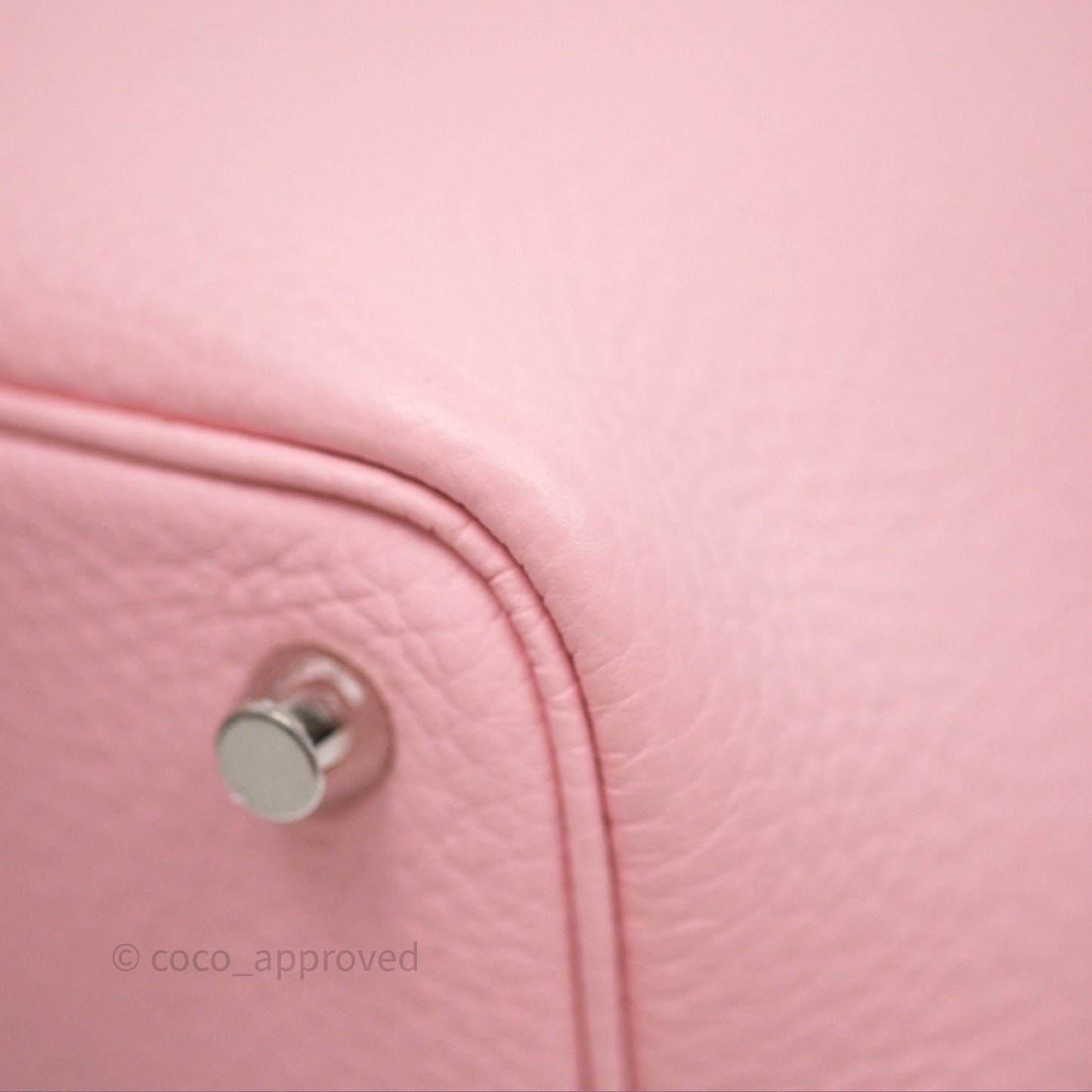Hermès Picotin 18 Rose Sakura Clemence Palladium Hardware
