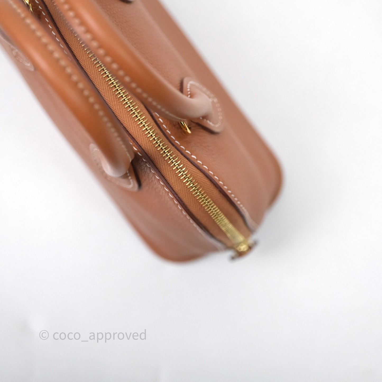 Hermès Bolide Mini 1923 Gold Evercolor Gold Hardware