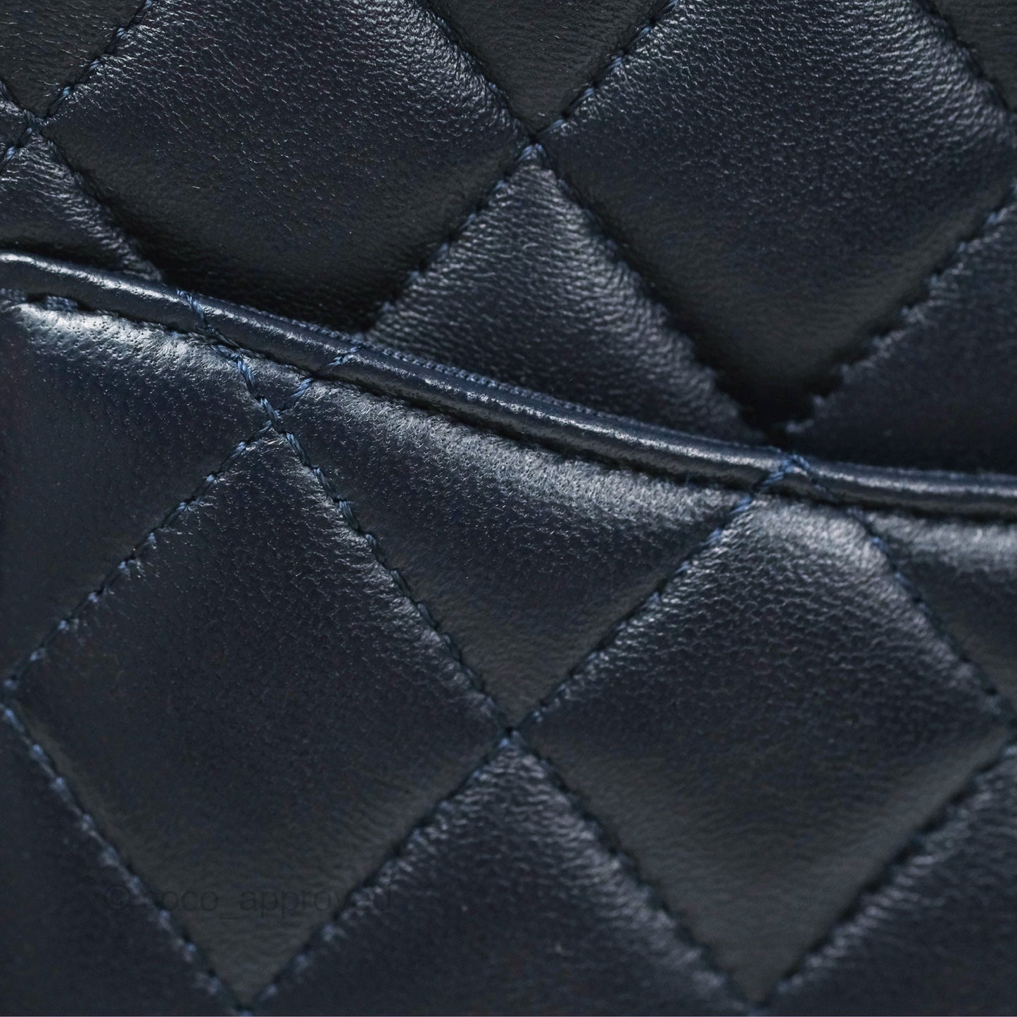 Chanel Small Seoul Backpack Navy Lambskin Gold Hardware
