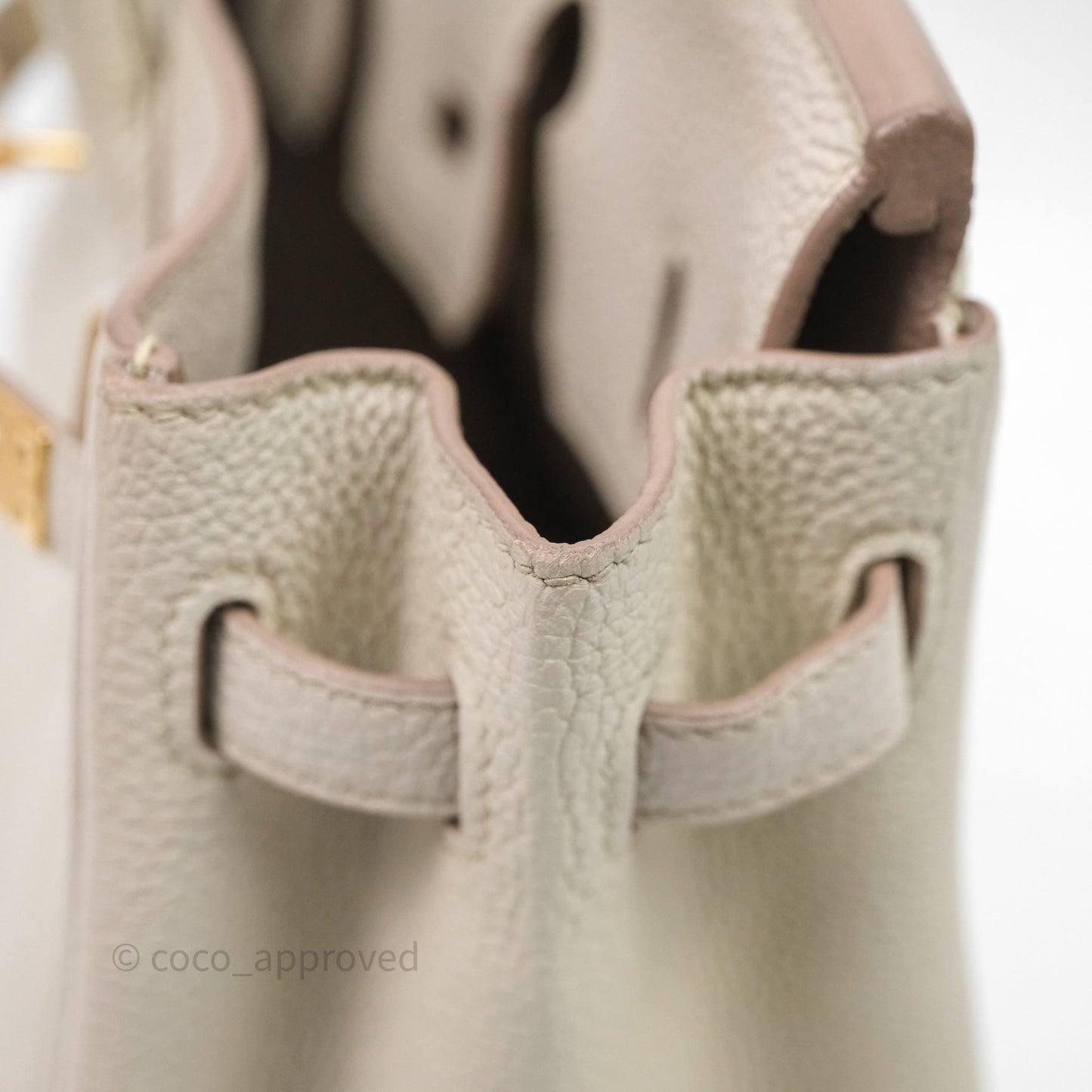 Hermes Birkin 25 Beton Togo Gold Hardware