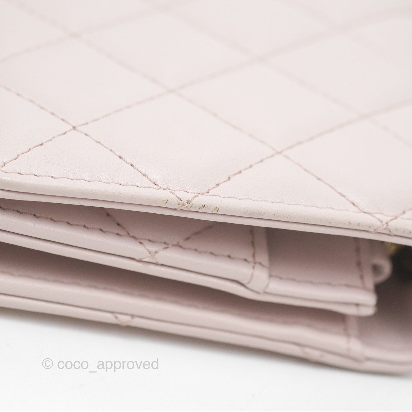 Chanel Trendy CC WOC Quilted Pink Lambskin Gold Hardware