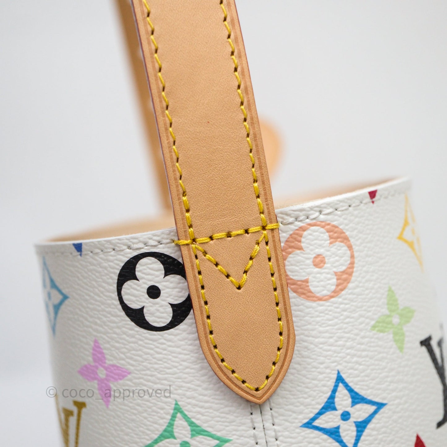 Louis Vuitton x Takashi Murakami All In BB Bag Multicolore Blanc Monogram Canvas