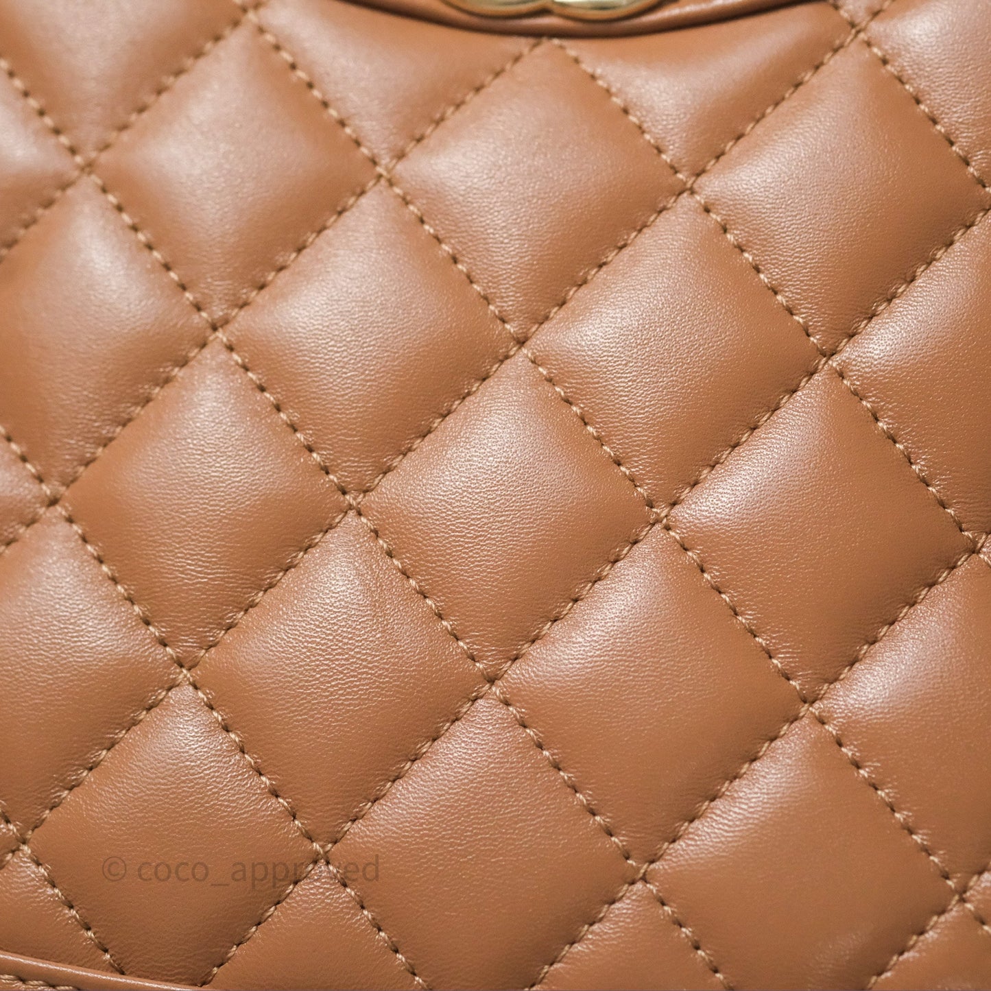 Chanel 31 Mini Beige Shiny Lambskin Gold Hardware