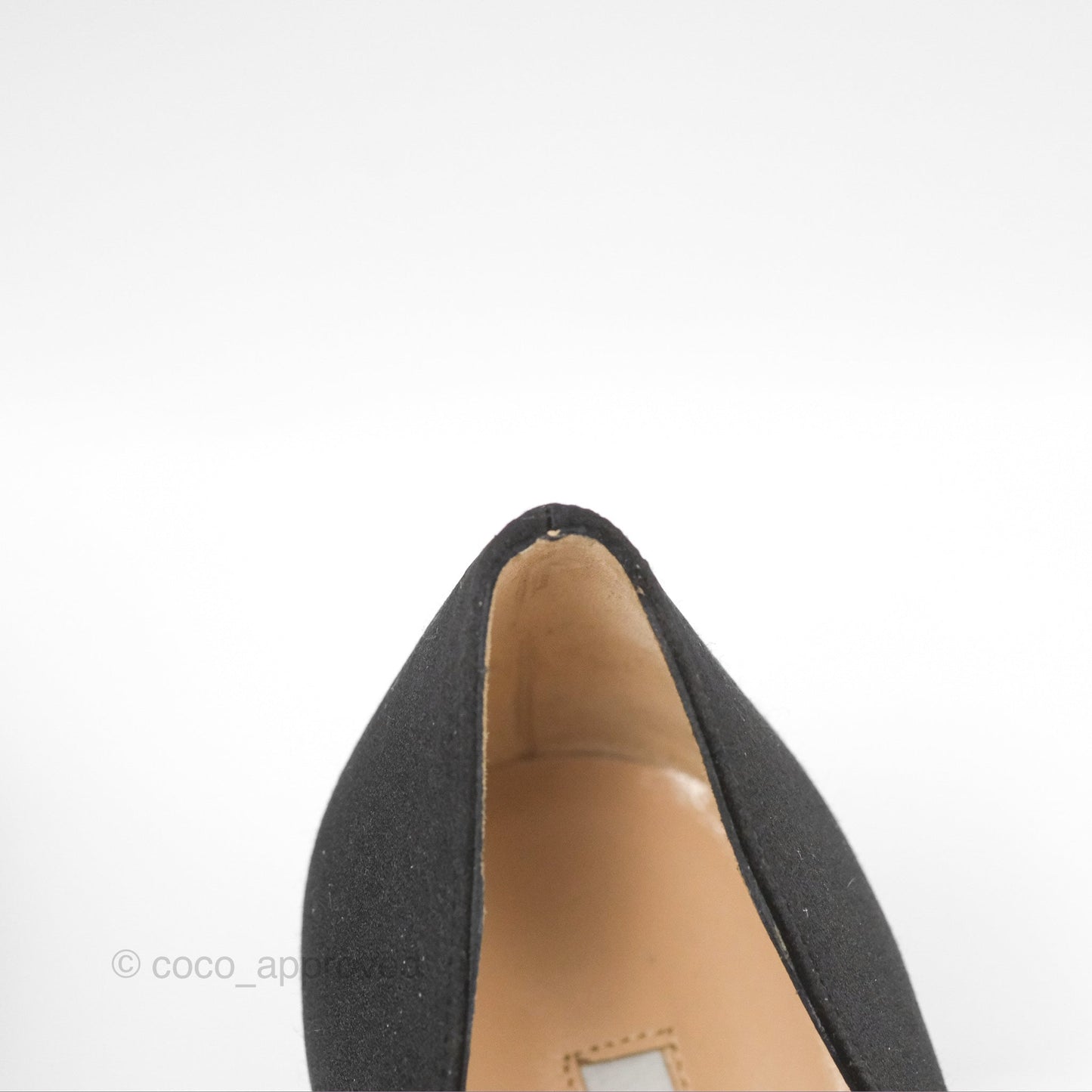 Manolo Blahnik Black Satin Hangisi Jewel Buckle Pumps Size 36.5
