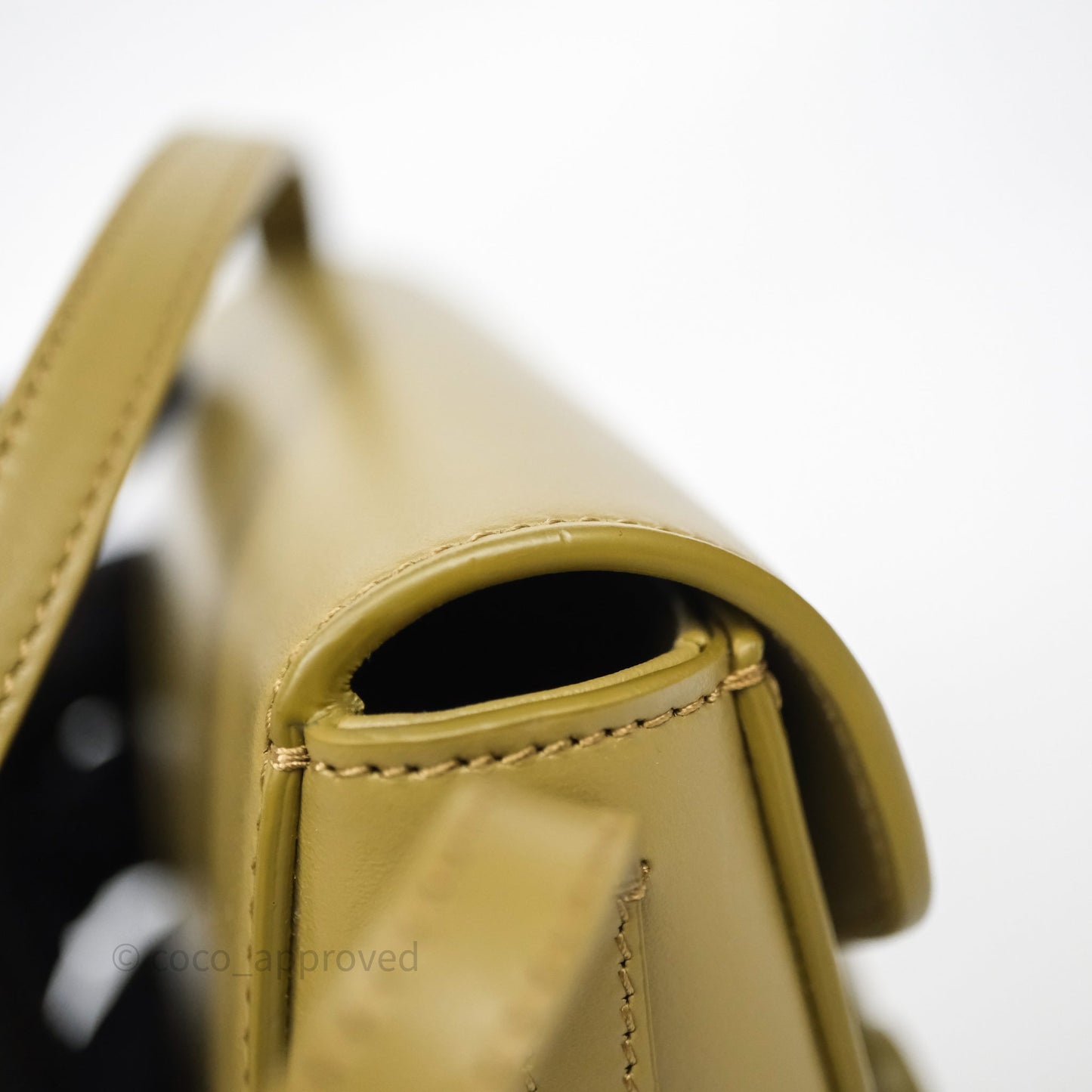 Celine Mini Besace Cuir Triomphe Green Calfskin