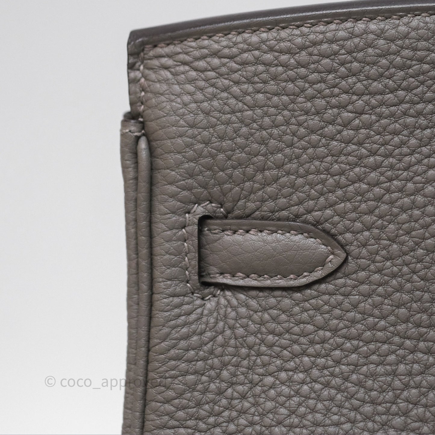Hermès Birkin 25 Retourne Gris Meyer 0L Togo Gold Hardware