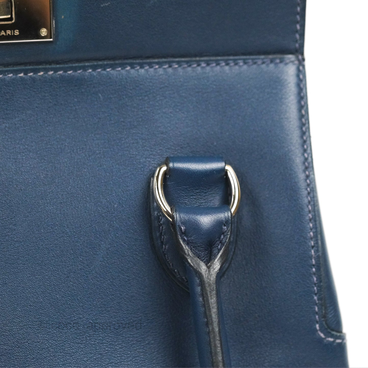 Hermès ToolBox 20 Navy Swift Palladium Hardware