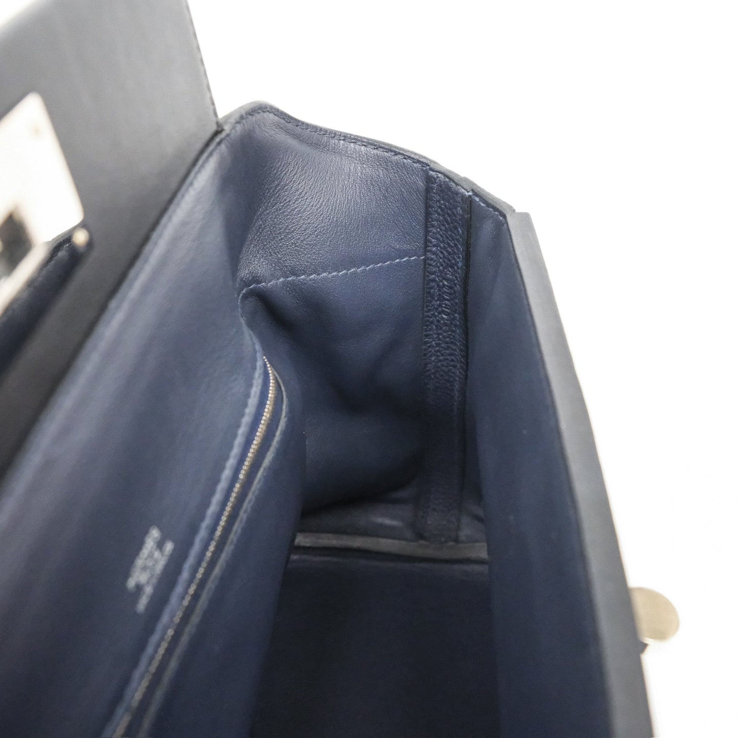 Hermès 24/24 29 Bleu Nuit 2Z / Noir Black 89 Togo/Swift Palladium Hardware