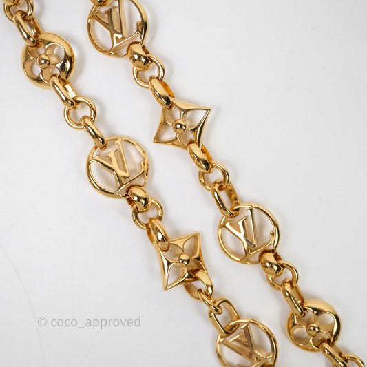 Louis Vuitton Belt Gold Tone