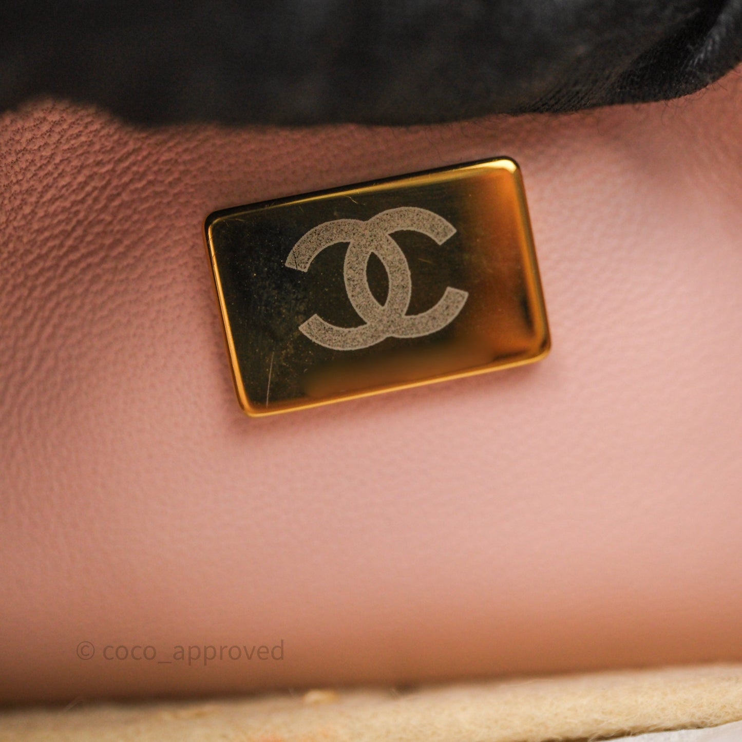 Chanel Mini Square Flap Quilted Pink Lambskin Gold Hardware
