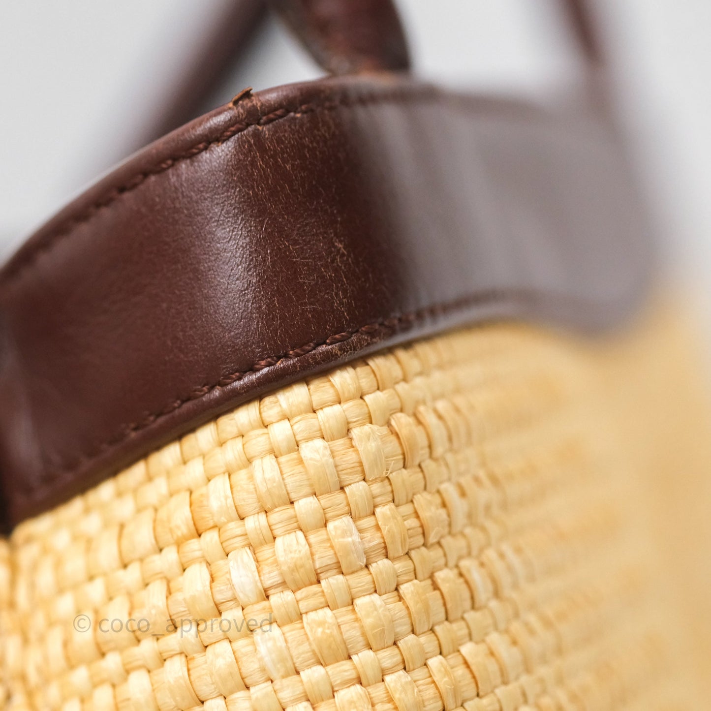 Chanel Vintage Rattan Tote Bag
