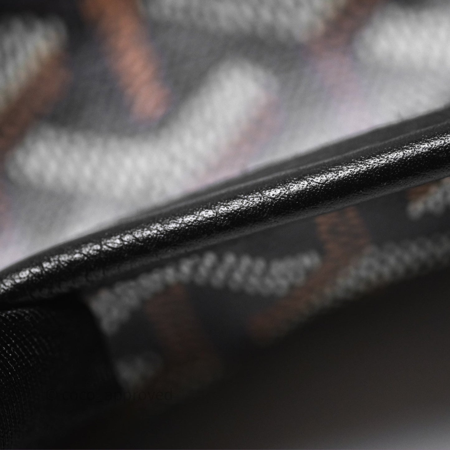 Goyard Anjou Mini Bag Goyardine Canvas Black