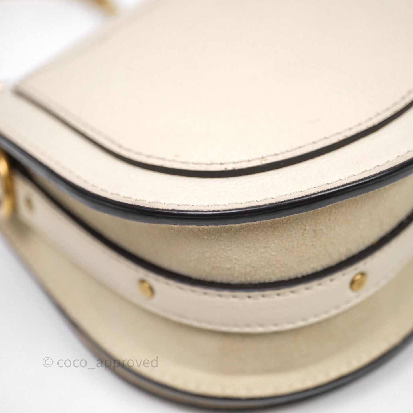 Chloé Nile Crossbody Bag White Calfskin