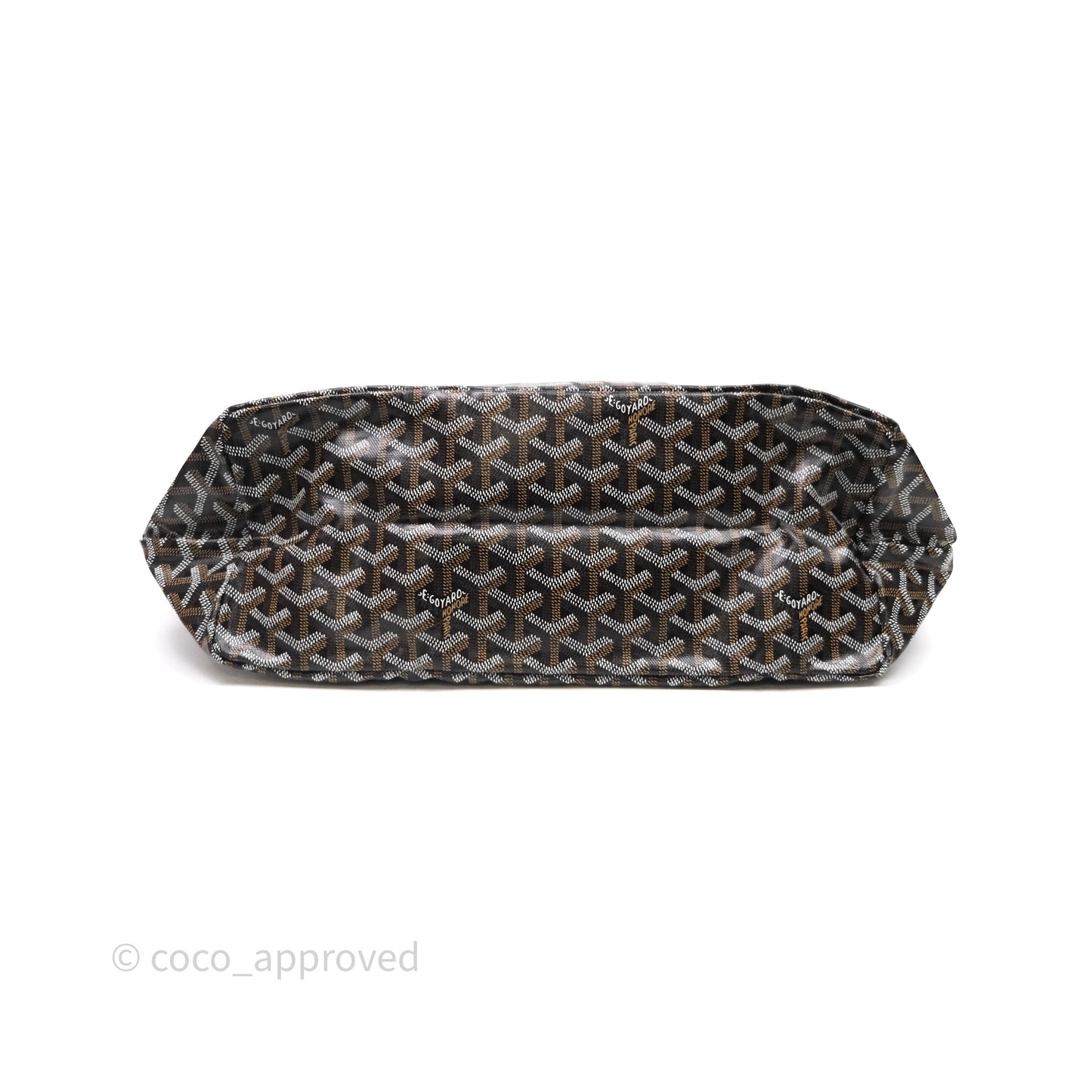 Goyard St Louis Tote PM Tan Black