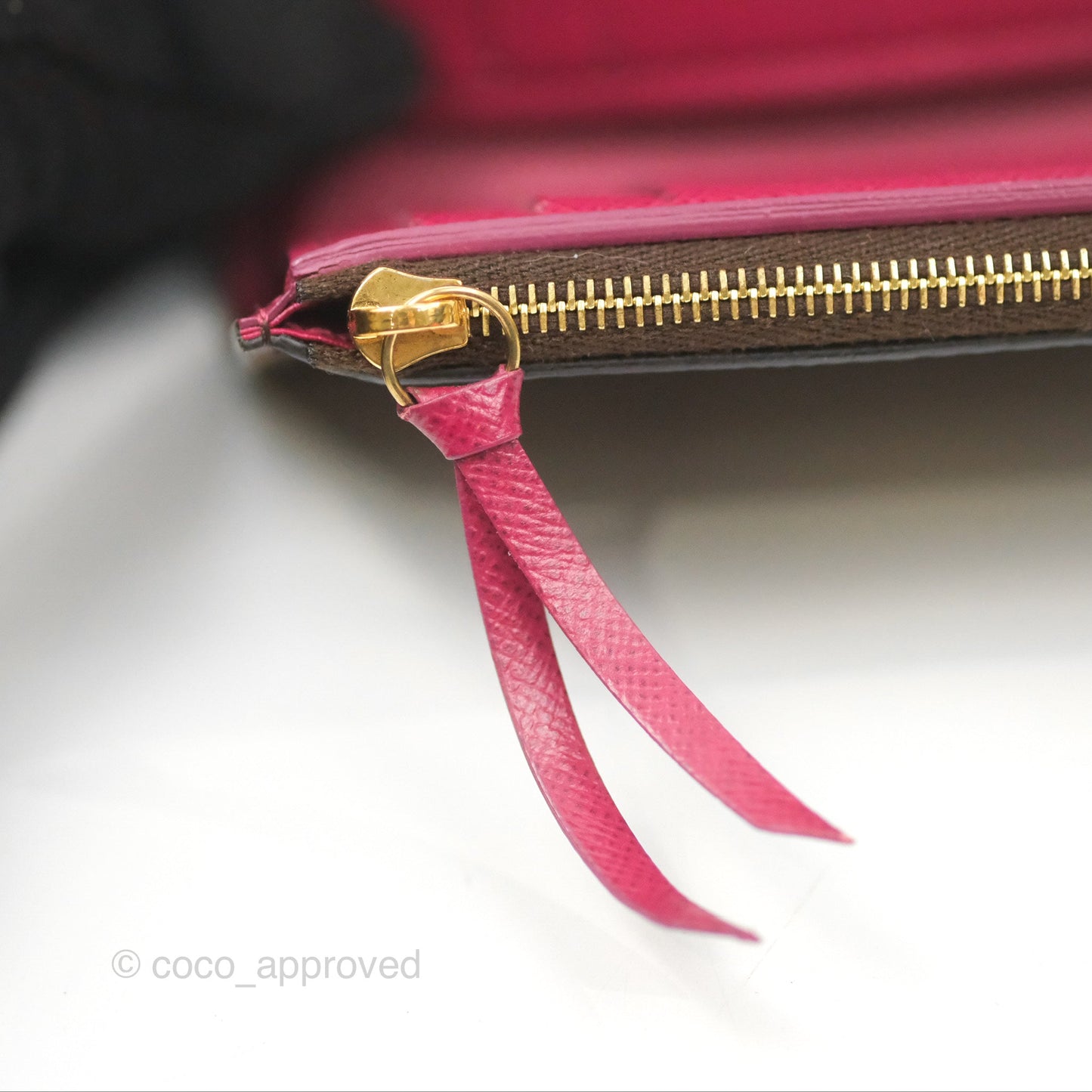 Louis Vuitton Victorine Wallet Monogram Canvas Fuchsia Pink