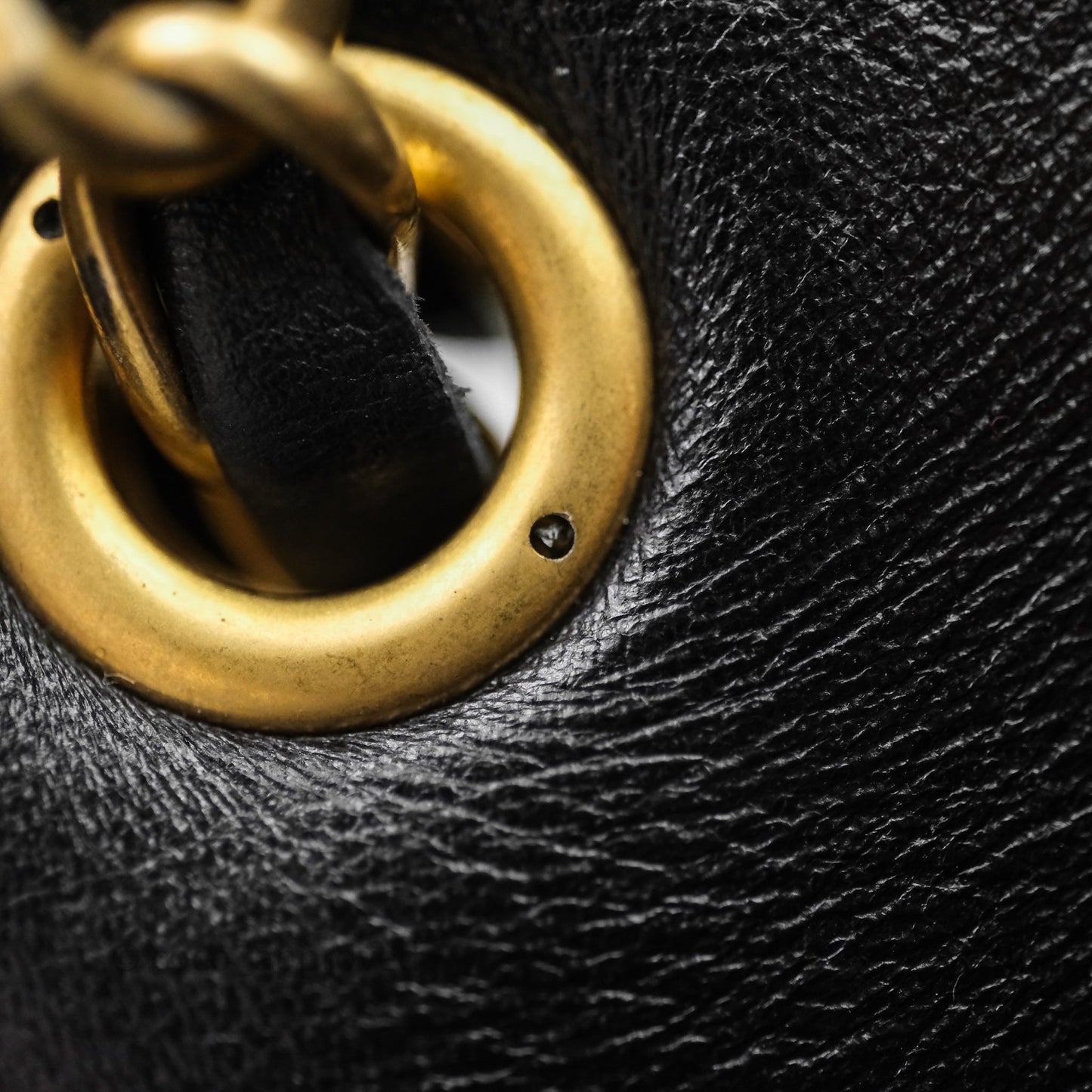Chanel Duma Backpack Black Tweed Aged Gold Hardware