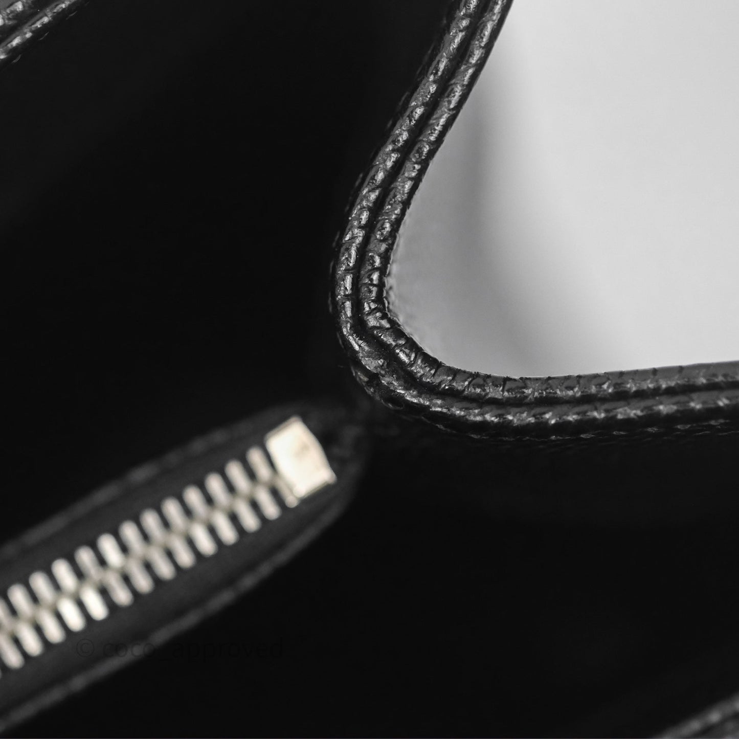 Chanel GST Black Caviar Silver Hardware