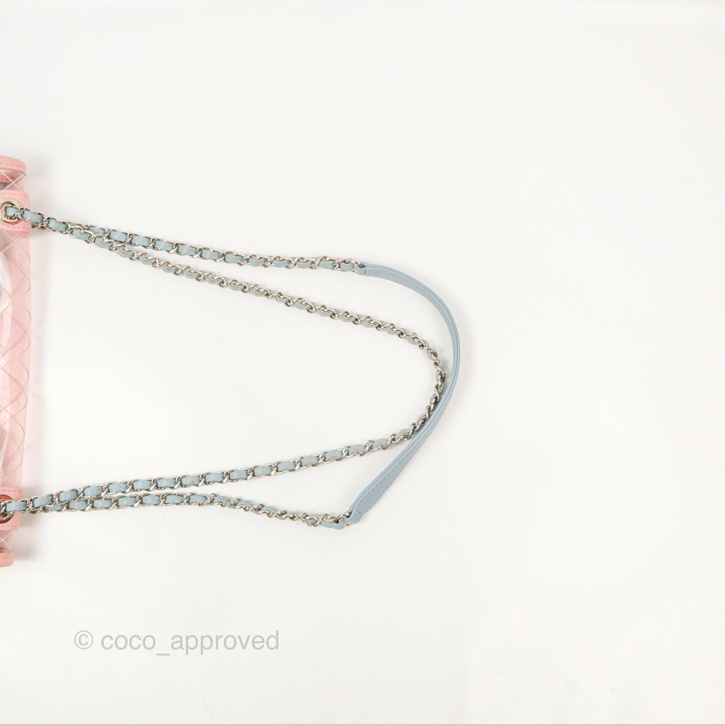 Chanel Coco Splash PVC Medium Flap Bag Blue/Green/Pink Silver Hardware