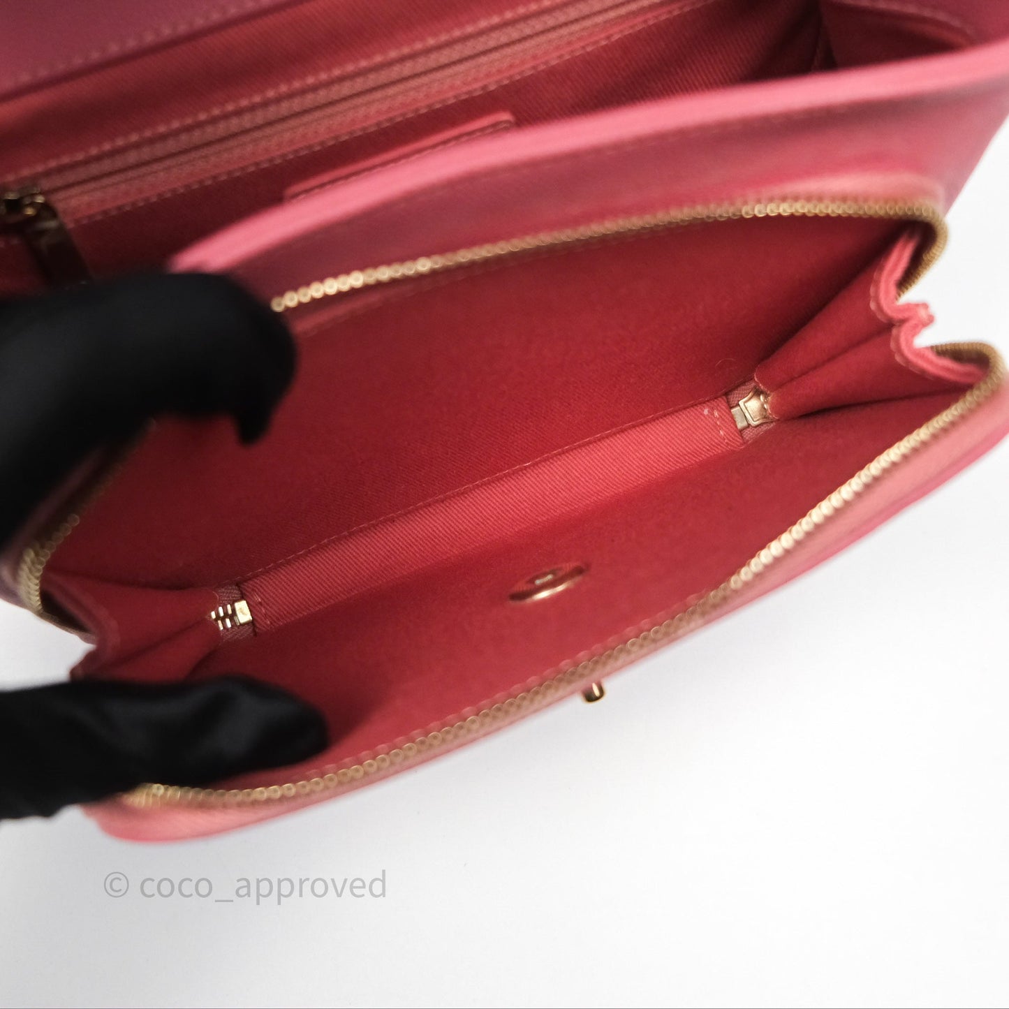 Chanel Quilted Medium Business Affinity Flap Rose Pink Caviar Gold Hardware