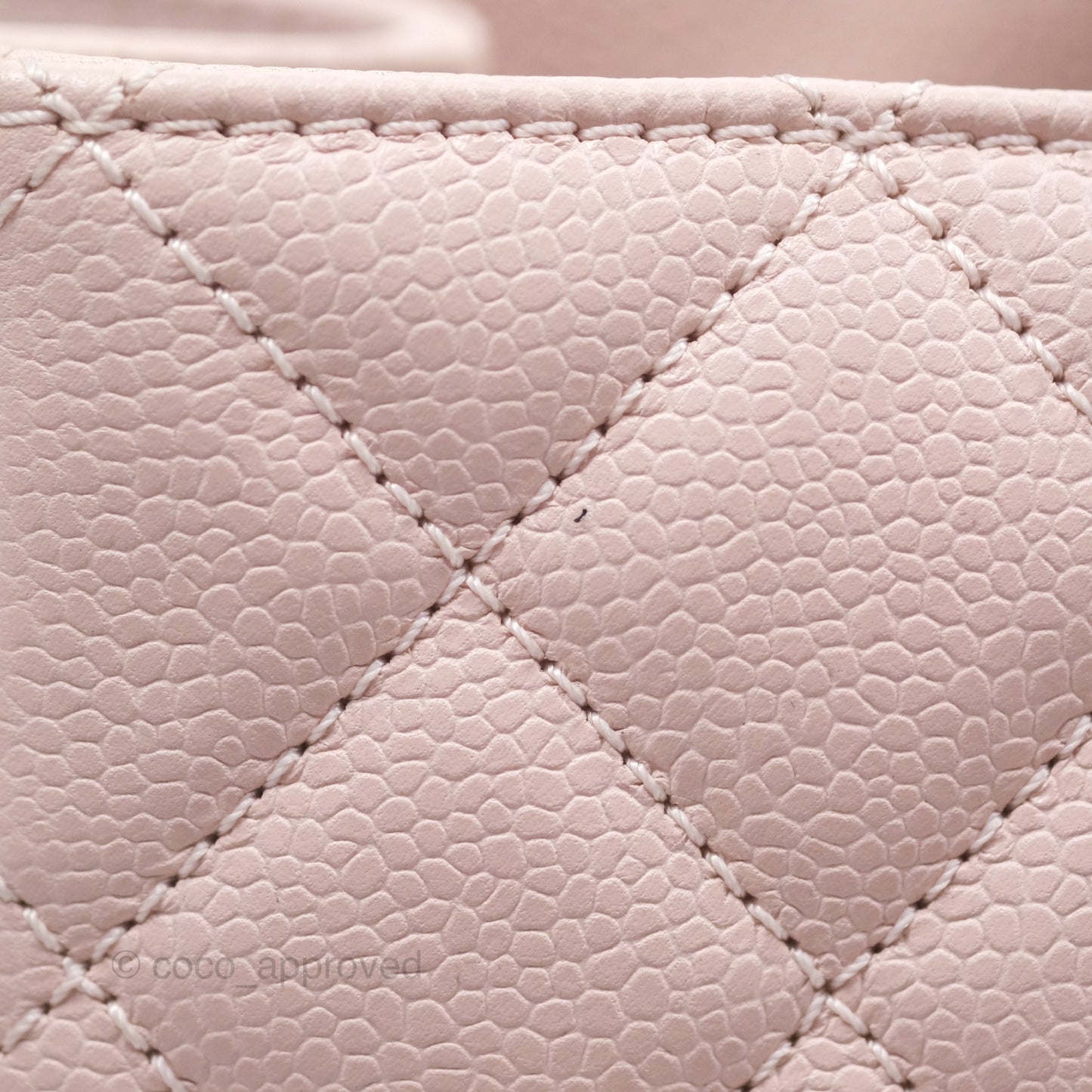 Chanel GST Pink Caviar Silver Hardware