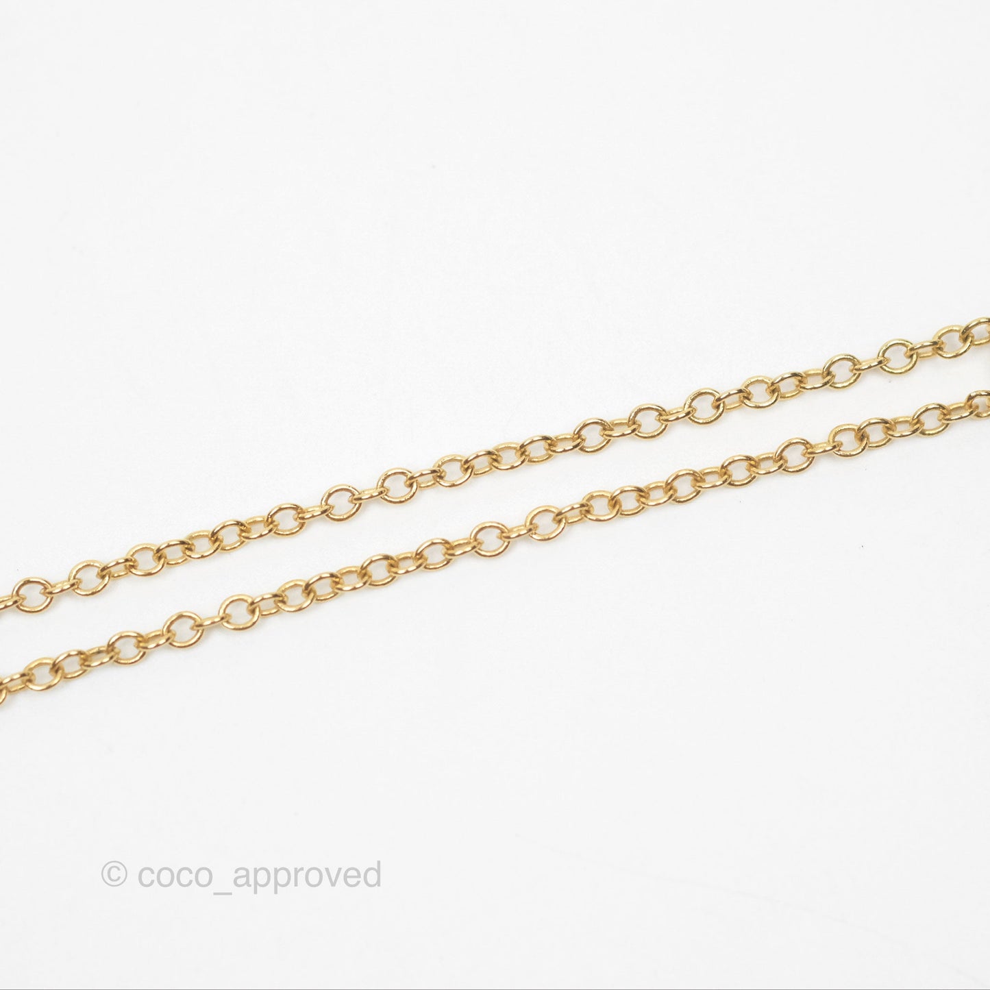 Chanel CC Butterfly Necklace Gold Tone 22S