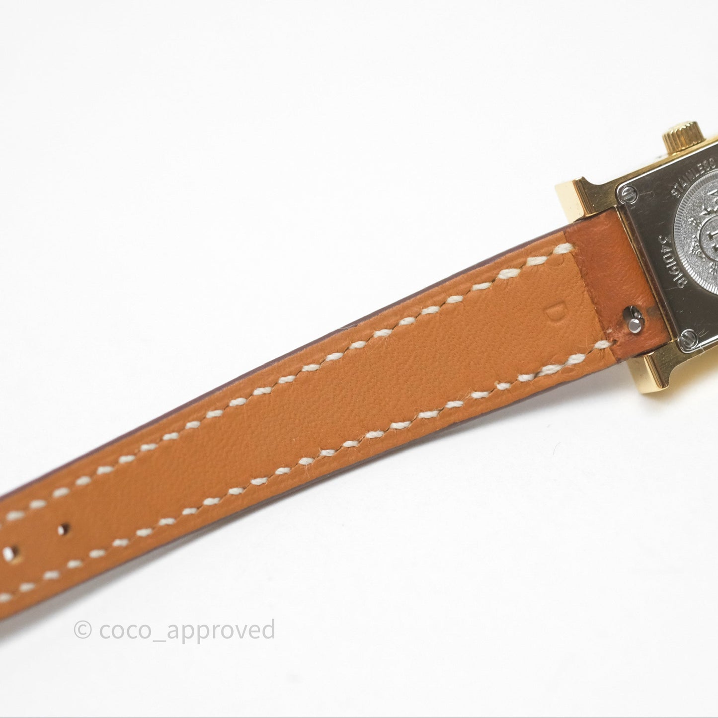 Hermès Heure H TPM Watch Gold Epsom Gold Hardware