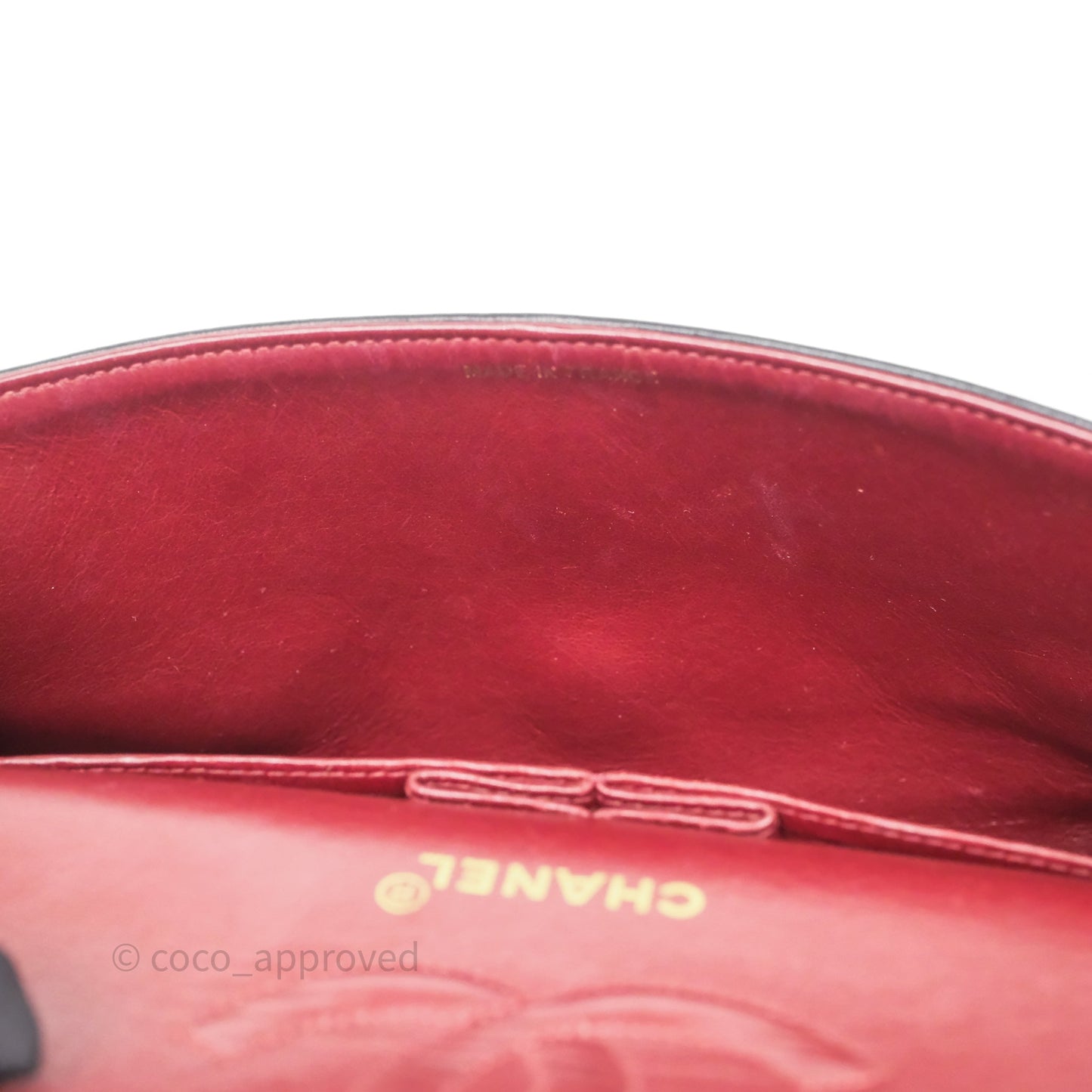 Chanel Vintage Medium Classic Flap Black Lambskin 24K Gold Hardware