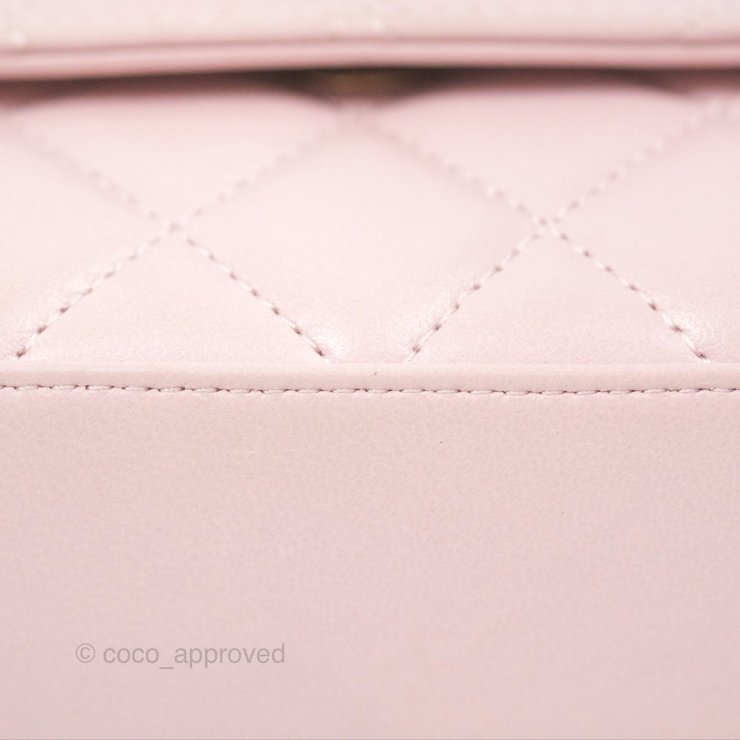 Chanel Mini Quilted Trendy CC Clutch With Chain Lilac Rose Clair Lambskin Gold Hardware