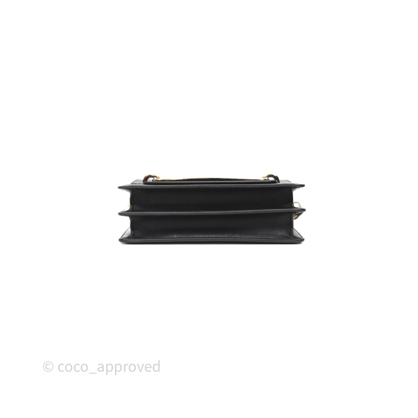 Hermès Roulis Mini 18 Black Noir 89 Palladium Hardware