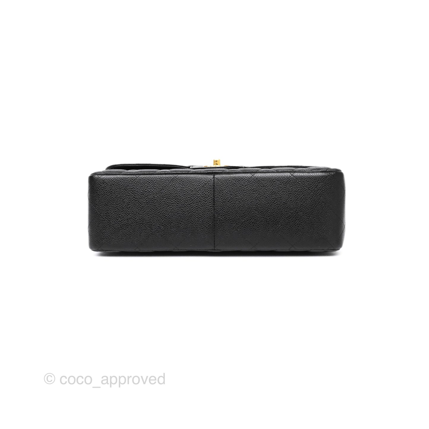 Chanel Jumbo Double Flap Black Caviar Gold Hardware⁣⁣