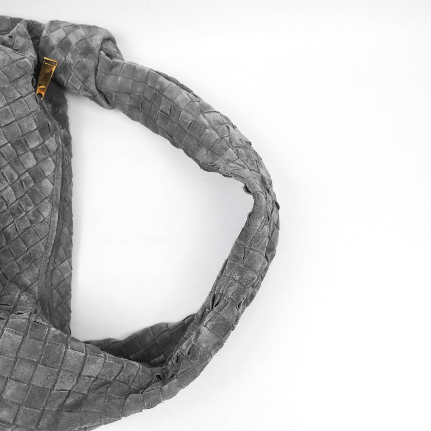 Bottega Veneta Classic Jodie Cloudy Indigo Suede Intrecciato