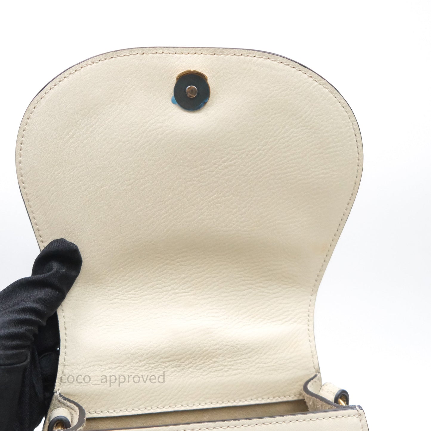 Chloé Nile Crossbody Bag White Calfskin