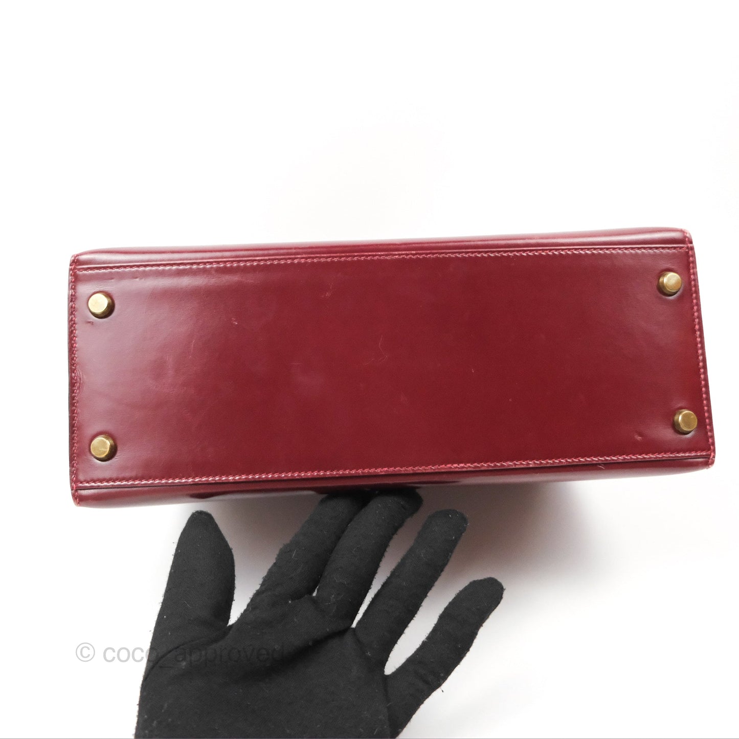 Hermès Kelly Sellier 28 Box Rouge Gold Hardware