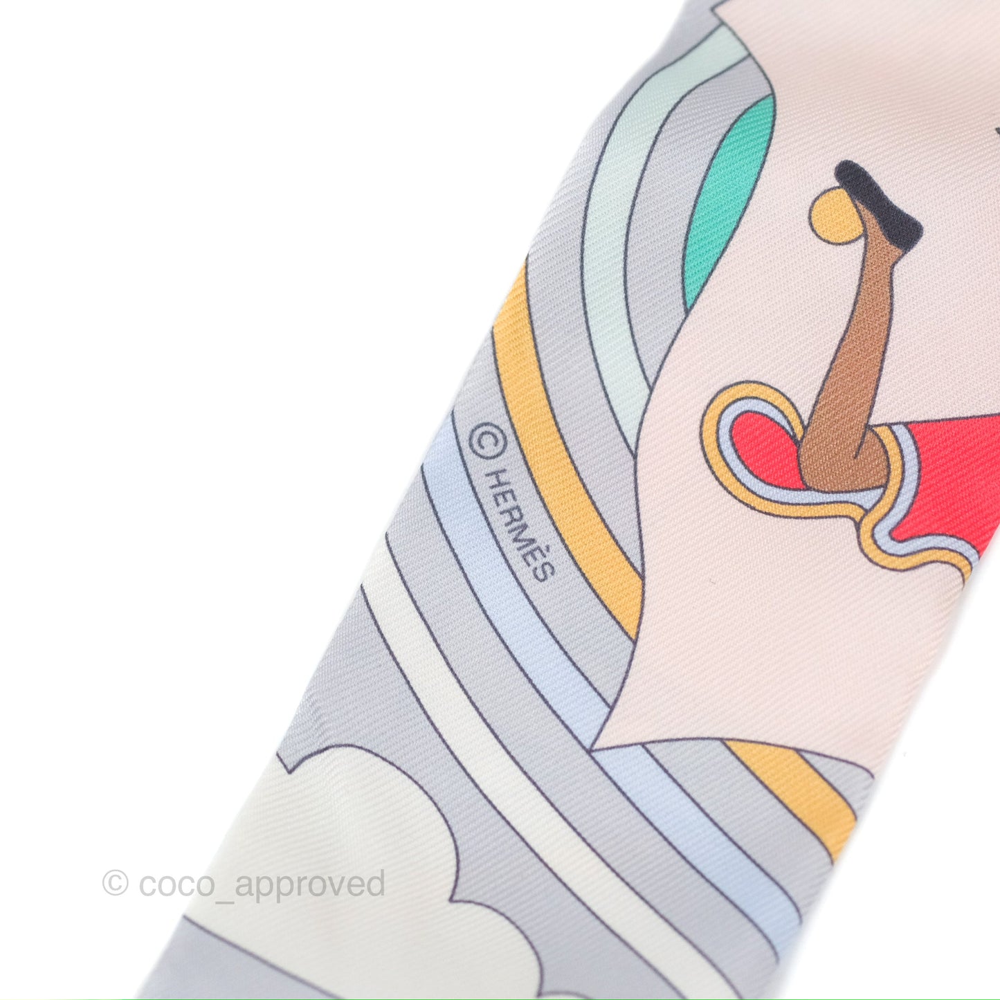 Hermes Carres Volants Silk Twilly