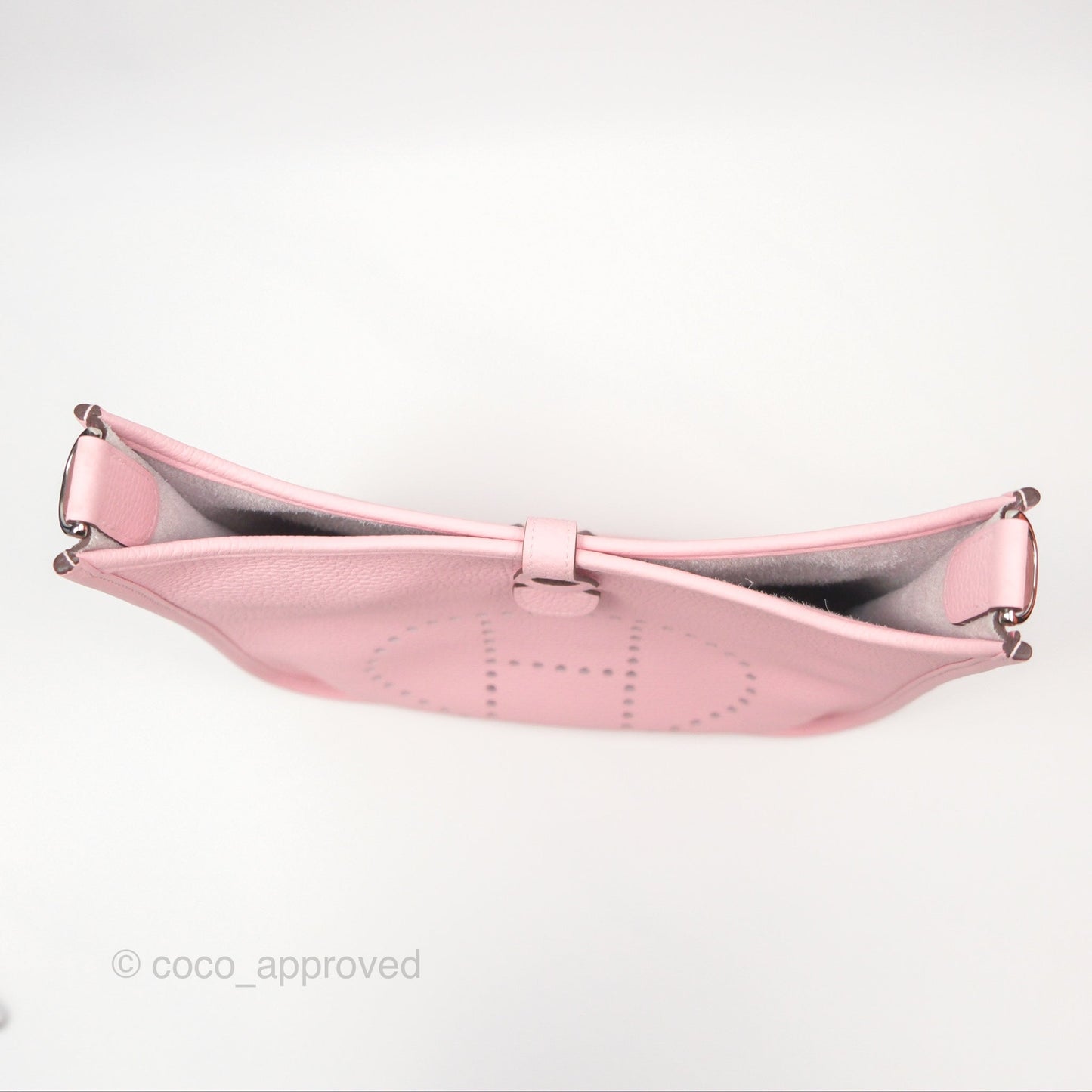 Hermes Evelyne III 29 Rose Sakura 3Q Clemence Palladium Hardware