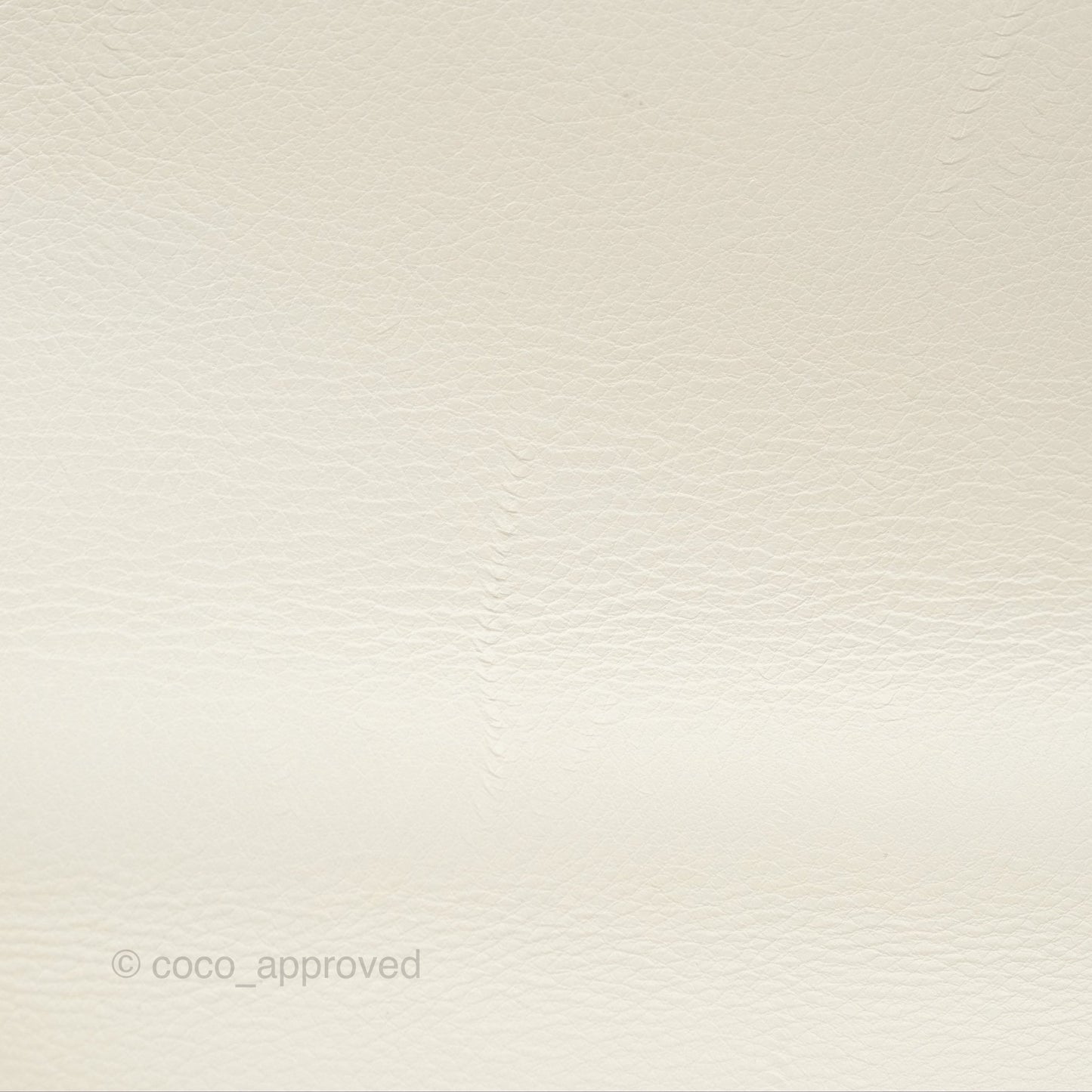 Chanel Quilted Label Click Flap Bag White Grained Calfskin Gold Hardware