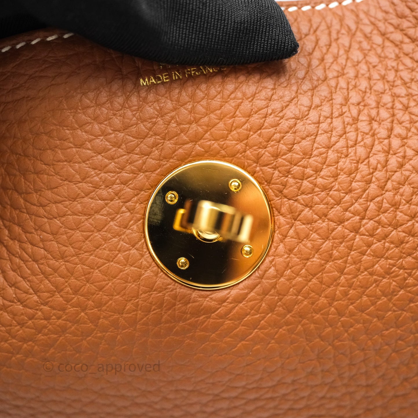 Hermès Lindy 30 Gold 37 Clemence Gold Hardware