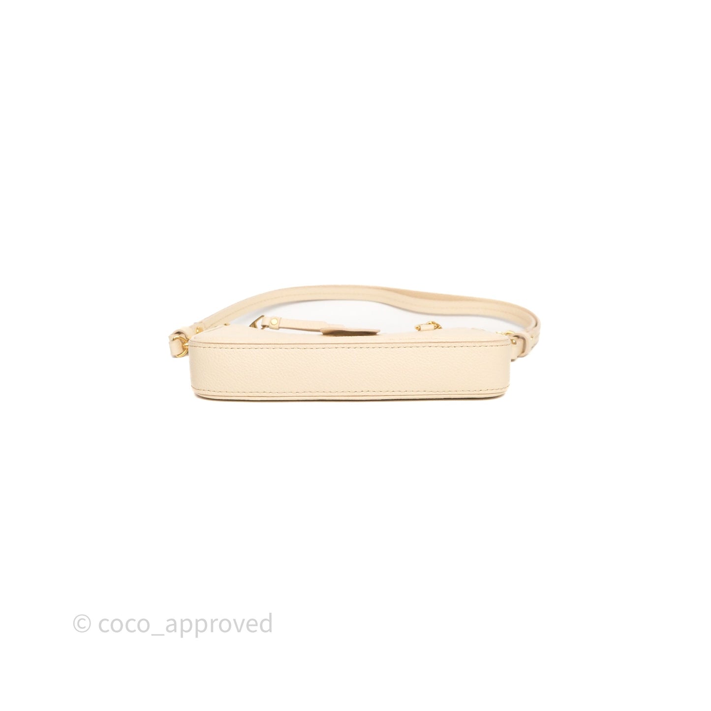 Louis Vuitton Easy Pouch On Strap Crème Monogram Empreinte Leather