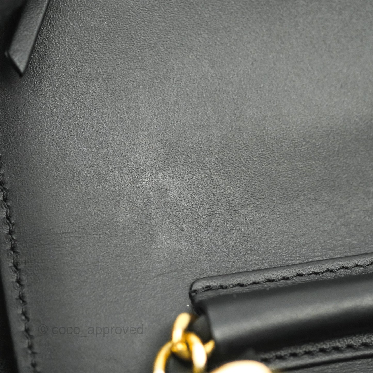Chanel Quilted Reissue WOC Black Glazed Crumpled Calfskin Aged Gold Hardware
