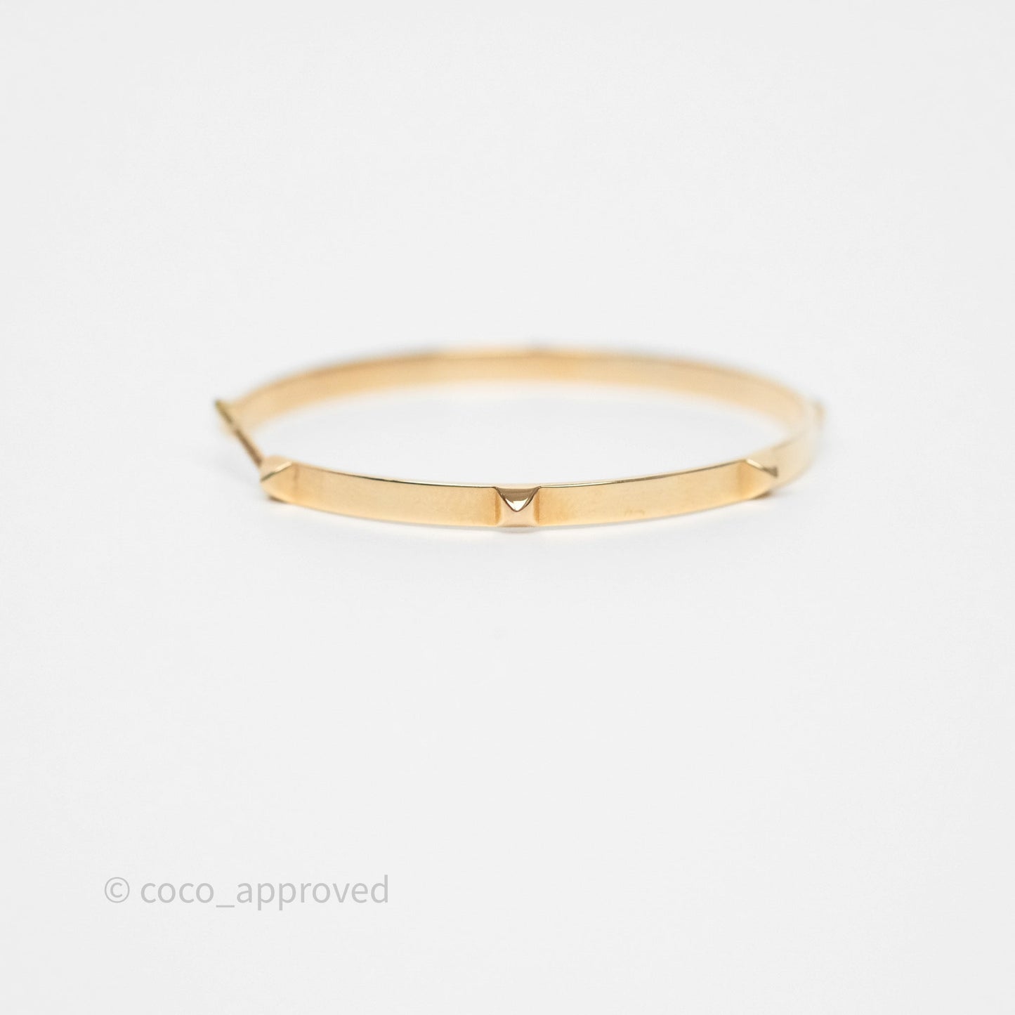 Hermès Mini Clous Hoop Earrings 18K Rose Gold