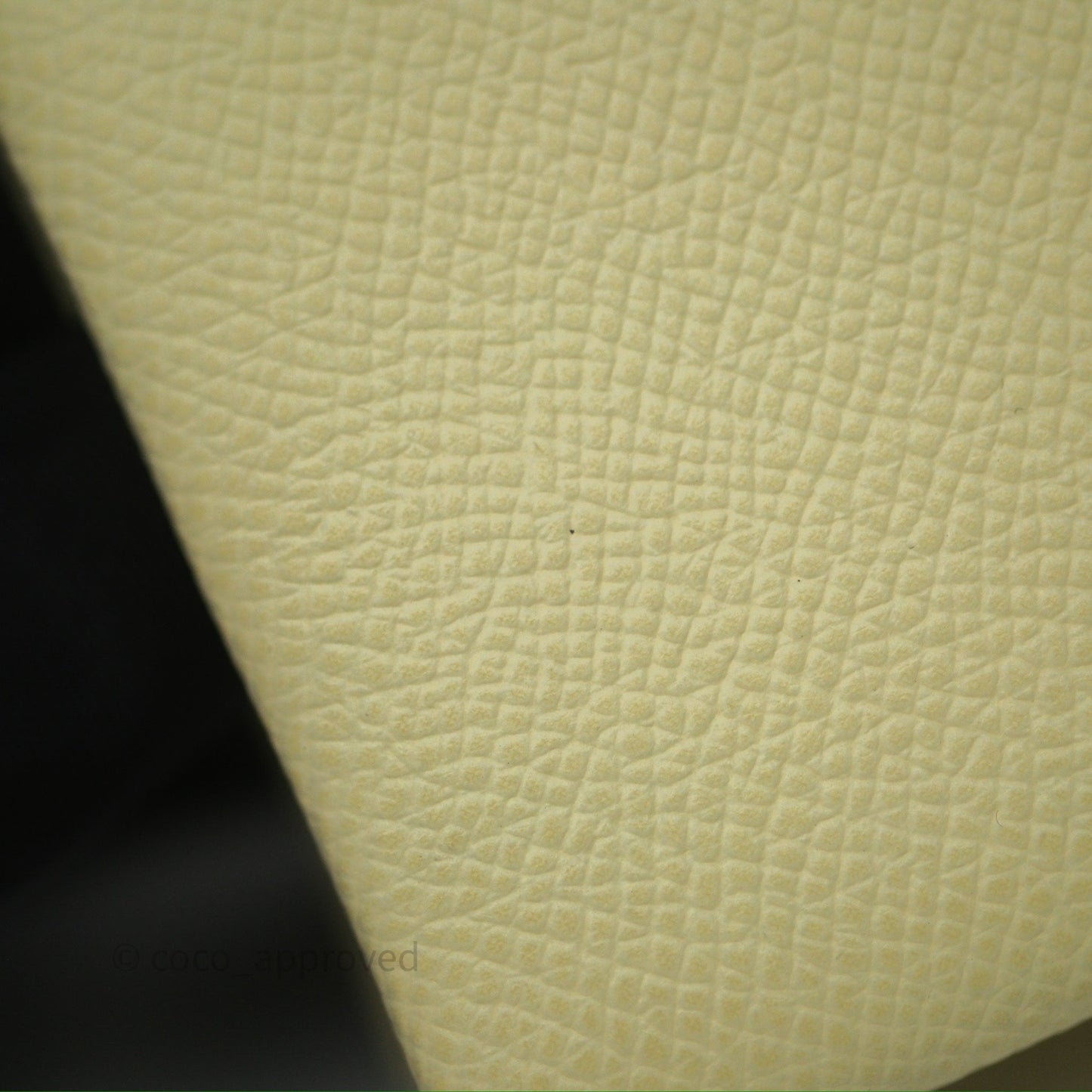 Hermès Calvi Card Holder Jaune Milton I8 Epsom