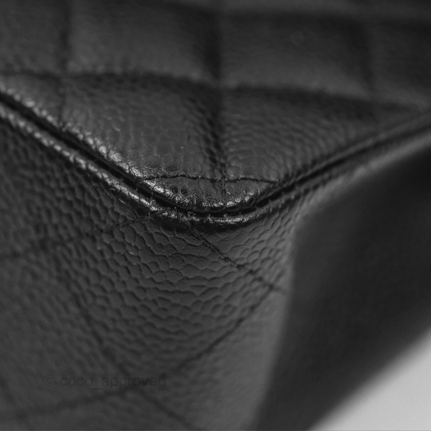 Chanel Small Classic Quilted Flap Black Caviar Silver Hardware