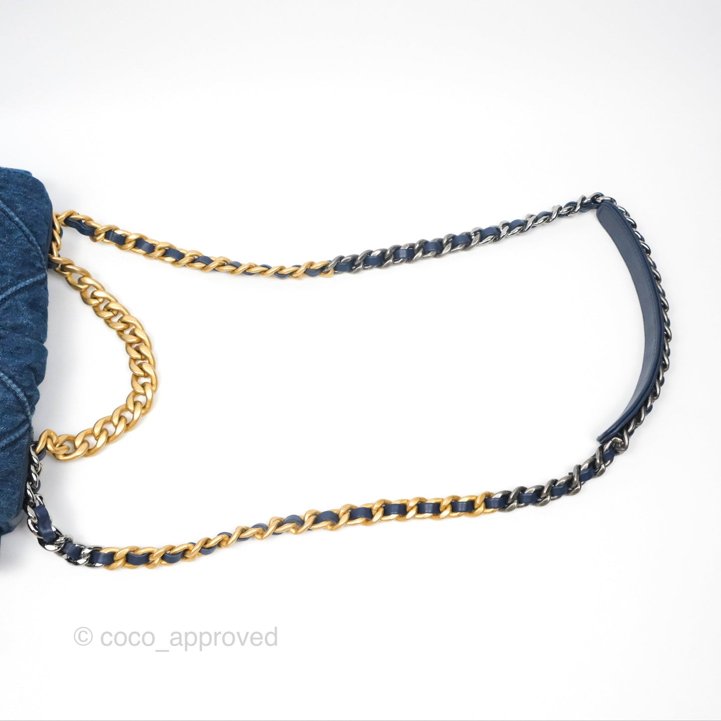 Chanel 19 Small Denim Mixed Hardware
