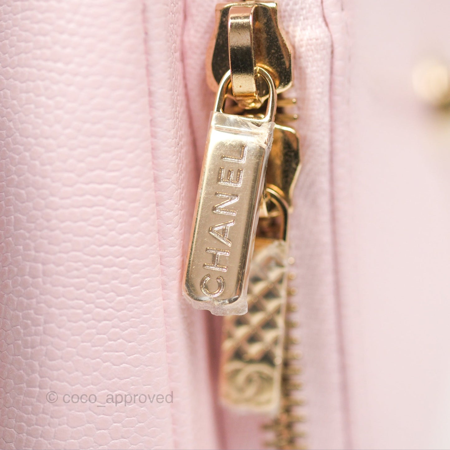 Chanel Quilted Small Business Affinity Flap Light Pink Caviar Gold Hardware
