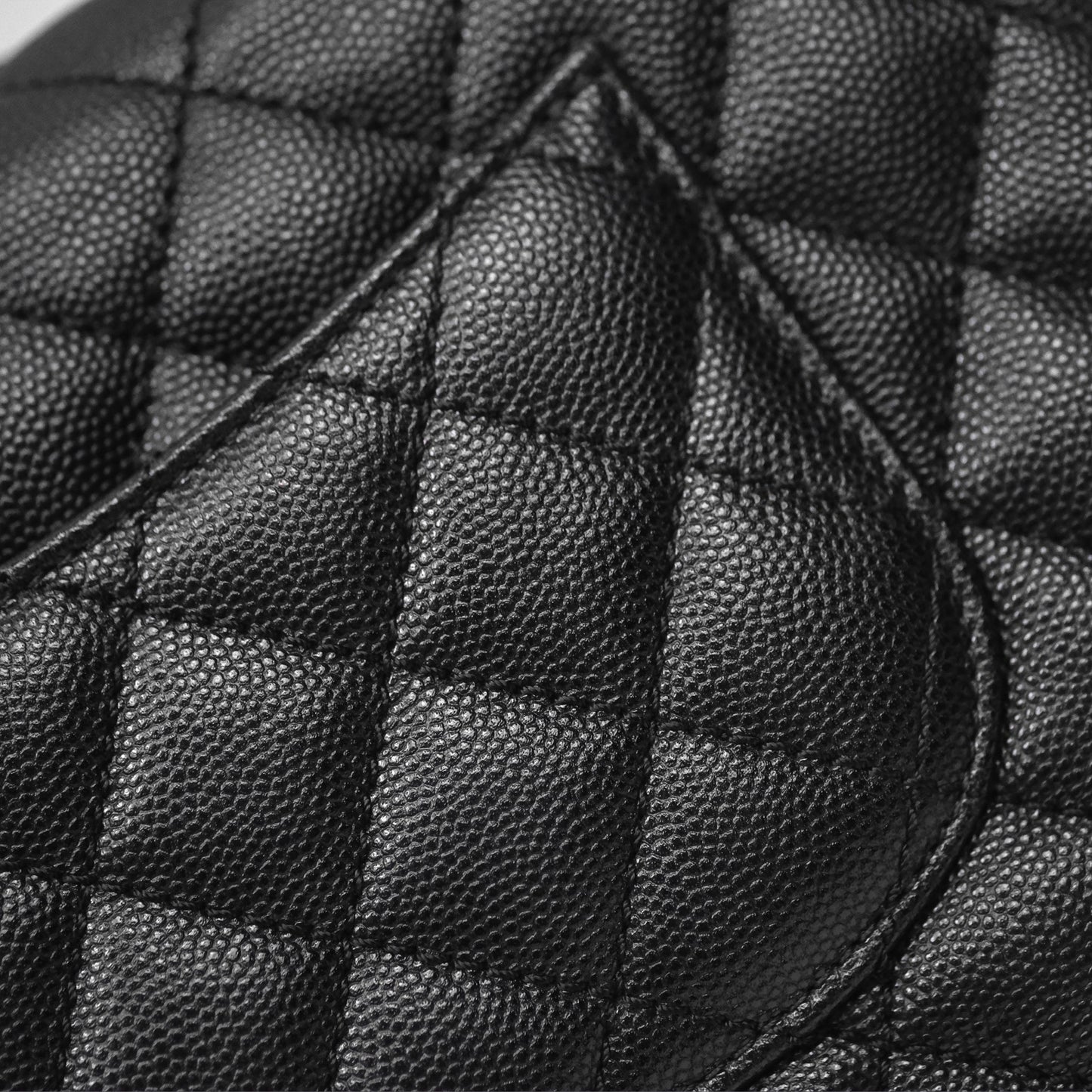 Chanel Small Coco Handle Quilted Black Caviar Gold Hardware