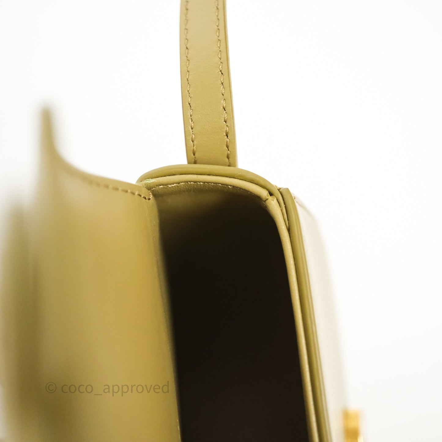 Celine Mini Besace Cuir Triomphe Green Calfskin