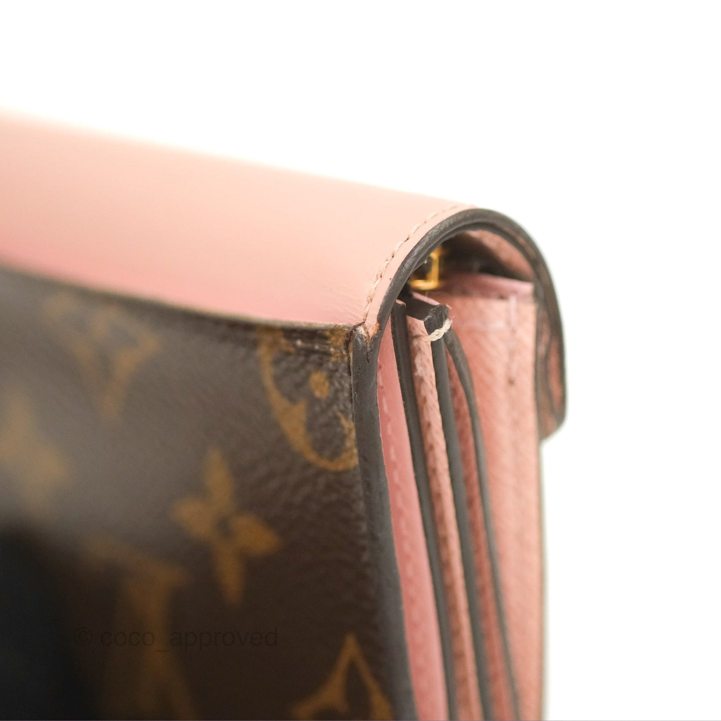 Louis Vuitton Zoé Wallet Rose Monogram Canvas