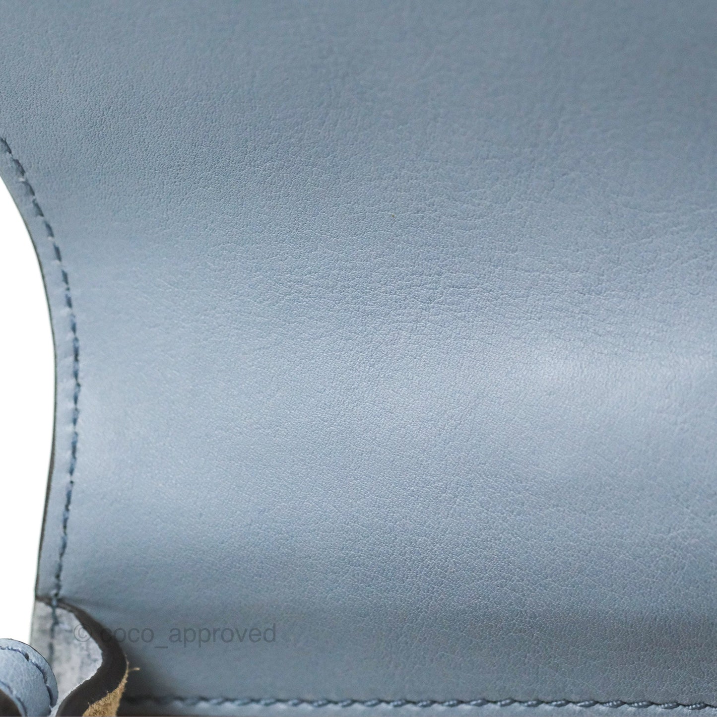 Chloé Nile Crossbody Bag Blue Calfskin